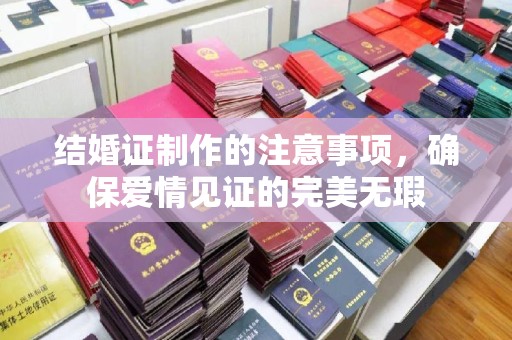 惠阳结婚证制作的注意事项，确保爱情见证的完美无瑕