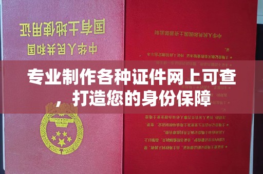 惠阳专业制作各种证件网上可查，打造您的身份保障