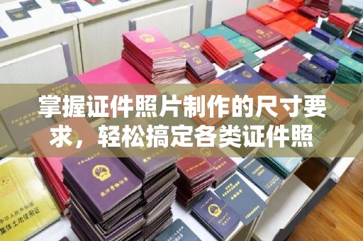 惠阳掌握证件照片制作的尺寸要求，轻松搞定各类证件照