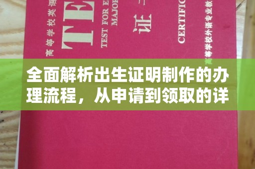 惠阳全面解析出生证明制作的办理流程，从申请到领取的详细指南